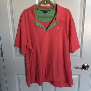 Columbia Men’s XXL Performance Fishing Gear Coral Polo Shirt